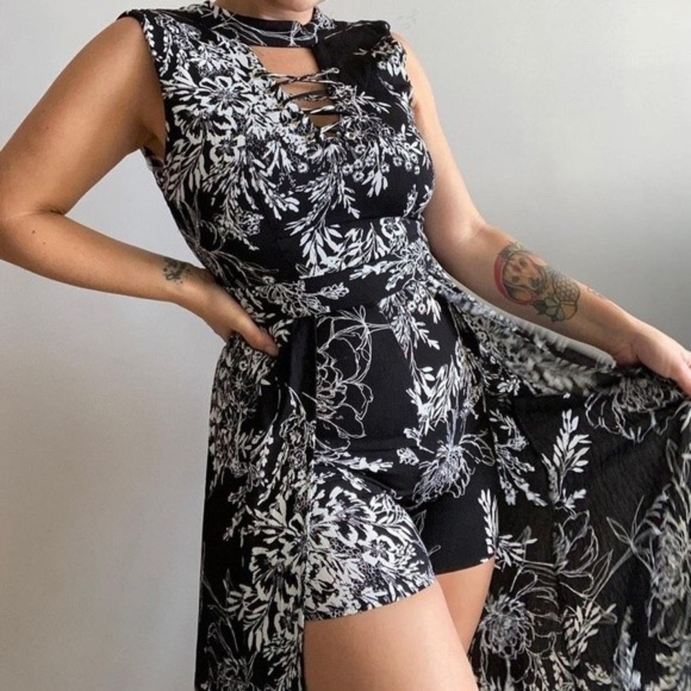 👗Takara Romper - Short with Overskirt. - Picture 2 of 3